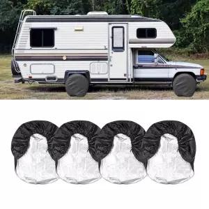 자동차 장기주차 타이어 커버 방진방수 캠핑카 S 4PCS보관 4개입 보관백 보호 덮개 케이스 차량