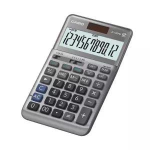 카시오 일반 전자 계산기 JF-120FM (1개)그레이 탁상형 원가팬매가이윤액 GT 가정용 업무용 매장