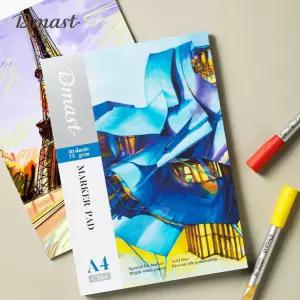 마카 드로윙 패드 A4잉 하드커버노트 스케치북 두꺼운 A4 상철 크로키 잉스프링 화방용 화방잉 미술 전문가