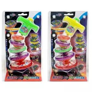 조마조마 LED 탑쌓기 팽이세트 2개보드게임 놀이 장난감 쌓기 쌀기