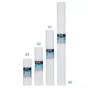 Papidro)칼라잉크젯 플로터롤지 A1(105g 610mmx45m)도면용지 설계 디자인 컬러 전용지 플로너 OA 인쇄 A3