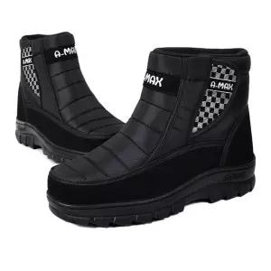 남성 방한 패딩부츠 키높이 방수 겨울 털신발슬립온 방한화 운동화 누빔 누빔온 패딩화 겨울화 남자 남자화