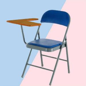책상겸용의자 접이식책상의자 학원 책걸상 경량의자 연수원