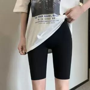 바이커 바이크 쇼츠 5부 하이웨스트 레깅스 반바지커 여자 레깅스팬 여성5부 포켓 힙업 요가 복바지 조거팬