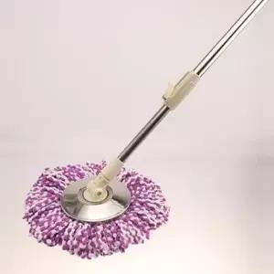핸드 스핀 통돌이 판 자루 걸레 청소기 극세사 밀대