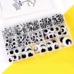 30g 사이즈혼합 사각통 눈알 인형 플라스틱눈 완구눈알 모조눈알 르픈다