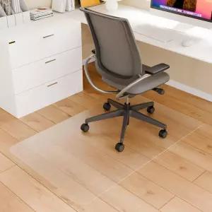 하드 플로어용 퓨처윗 책상 의자 매트 하드우드용 48인치 x 30인치 오피스 클리어 프로텍터 홈용 이지
