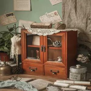 그릇장 주방 수납장 일본풍 찬장 인테리어 미니 레트로