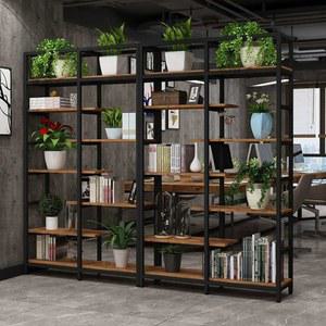 레스토랑 책장 거실 80x29x200cm 공간분리 진열장 공간분리책장 철제