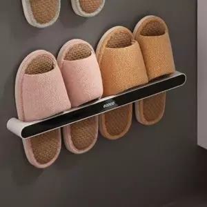 라이프토템 슬리퍼 정리대 부착식 정리대 2인 블랙