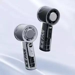 아이스팬 휴대용 미니 냉각 무선 핸디 손선풍기 JH-100 국산 책상 여름필수템 핸드형 형선풍기