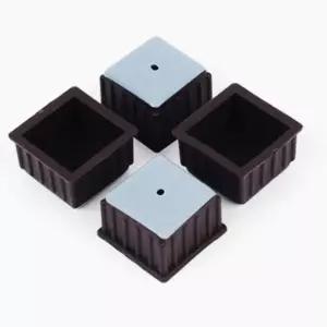 사각 의자발커버 4P 적정 31mm 의자 캡의 의패드 끌림방지 의캡 미끄럼 소음 책상고정 바닥보호 다리