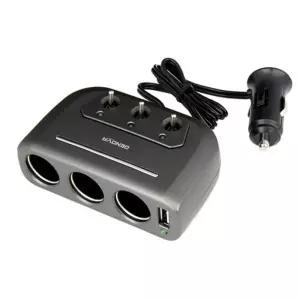 삼진퍼스트 제노바 USB 스위치 3구소켓 2종택1시거잭 충전용 자동차용 차량용 멀티