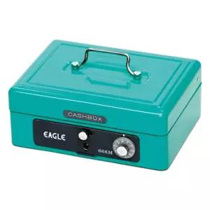 이글)미니수제금고(중 녹색 668M) 작은 가정용 영업용 현금 약금고 가게 사무실 용소형