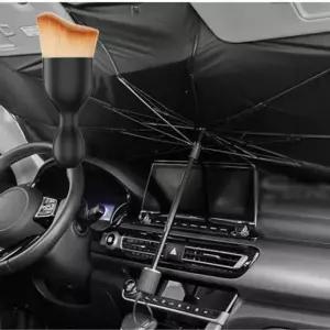 이글루 차량용 햇빛가리개 암막 카커튼 앞유리 가림막 다용도 먼지 브러쉬 세트