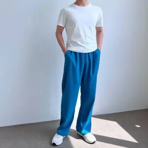 누베라 린넨 컴포트 트레이닝 바지 와이드 팬츠운동복 레깅스 슬렉스 원마일웨어 필라테스 남자스판반 밴딩