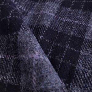 60cm 150cm 다크 의류 해리스트위드 x 코트 원단 영국 무늬 체크 블루