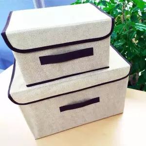 폴딩박스 VAK925X6 소품정리 패브릭 수납 보관함