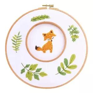 크리스마스 집콕 놀이 세트 프랑스 자수 DIY 키트에서하는취미 홈카페 꽃자수 선물용패키지 콕취미 성인 수