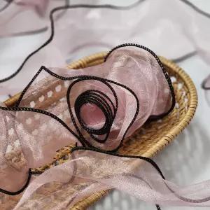 망사 포장 리본 앙금반짝이 골드 도구 재료 선물