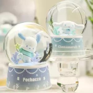 산리오 스노우볼워터볼 예쁜 미니 탁상장식 용품 피규어