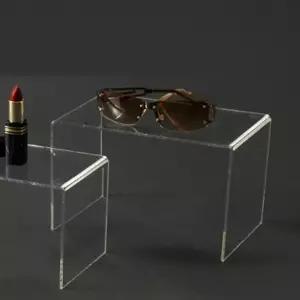 아크릴 상품진열대 ㄷ자 받침대 130 대형소품 전시대 거치대 스탠드 작품 매장디스플레이 엽서 액자 책상정