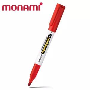 모나미 네임펜 M 굵은글씨용 12자루 1다스 레드세트 잉크 유성 칼라 컬러 네임