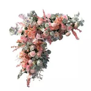 셀프 웨딩 아치 포토존 꽃 프레임 게이트 회사 기업