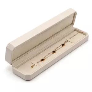 하이엔드 옥타곤 긴팔찌 케이스 베이지보석상자 주얼리보관 얼리함 악세사리함 정리함 홀더 보관함