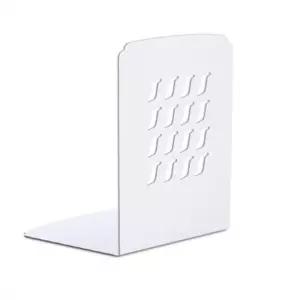 L형 북엔드 중 화이트 2개 1세트사무용 사무실 책상 용서류꽂이 서재책꽂이 철제