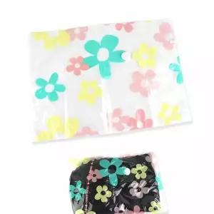 진공 YKV649Z0 압축 팩 꽃무늬 소형 봉투 의류정리 지퍼백 보관