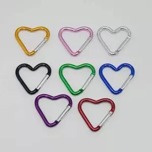 [셀러에이드]하트 카라비너 컬러 비너 키링부자재 가방고리 악세사리 부자재