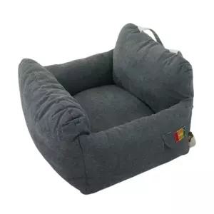 1견 강아지 쿠션 카시트 그레이 1P 애견 외출 방석