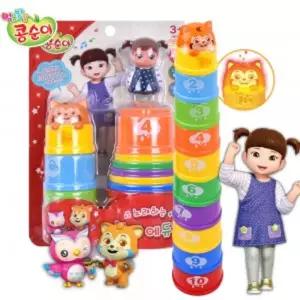 오즈토이 콩순이 노래하는 에듀 컵쌓기 ks-1303 블럭 블록 스태킹 스택스 인형어린이장난감 유아 용완구 감