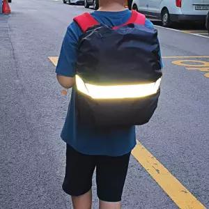 배낭 반사밴드 방수커버 블랙 45L 1개여행가방 등산 백팩 덮개 백레인 백안전 트래킹백