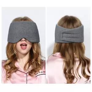 온열 부드러운 암막 수면안대 눈가리개 와이드 디자인 여행 낮잠 편안한 빛차단 다용도 보호대 용안대 남성