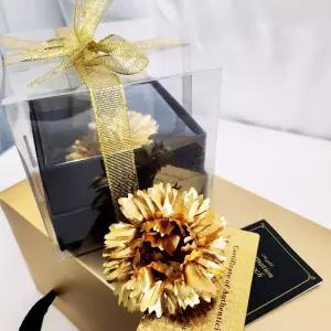 PVC 금카네이션어버이날이벤트 선물 조화 골드 환갑