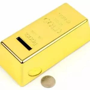 [문구/오피스] 골드바 형태 저금통 동전 저축통 귀여운 어린이