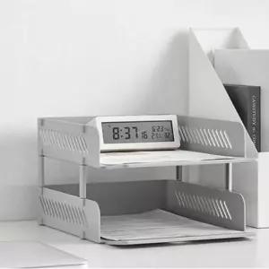 [문구/오피스] 서류 정리 트레이 2단 파일 보관함 보조함