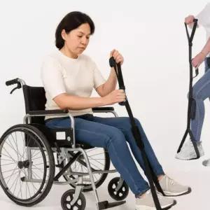 걸음 보조기 다리 들어올리 보행 재활운동 기립 훈련워킹벨트 립지지대 립기 이동 침대상 슬링 노인들것 어