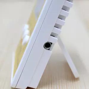 온습도계 디지털 탁상용 온도계시계 알람 무소음