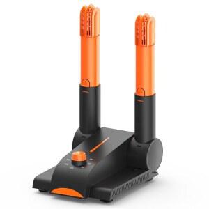 자슬라 신발 건조기, 작업화용 부츠 강제 공기 가열 장갑 및 운동화 워머, 조절 가능한 랙이 있는 접이식 디자인, 타이머, 열 송풍기 빠른 건조