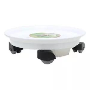 원형롤러 화분받침 6호 바퀴달린 진열대심플 홈가드닝 이동식대 원예용품 받침대 정리대 인테리어대