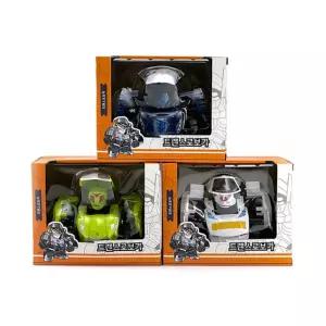 트랜스로보카 3개자동차완구 피규어 변신로봇 2단 로보트장난감 유아 어린이선물 판촉물소량 미니