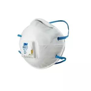 3M 8822 방진 마스크 여과식 1급 10개 팩식 작업용 안면부식 안전 보호구 산업용