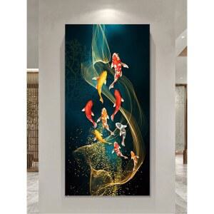 구어도 황금잉 구어 세로형 집콕 번영과 집들이 3단 석십자수 선물 제제뉴