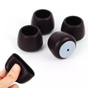 원형 의자캡 4P 적정 30-33mm 의자발 식탁 패드끌림방지 발캡 미끄럼 소음 책상고정 바닥보호 커버 다리 의