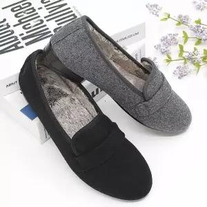 데일리 여성 겨울 플랫슈즈 털신발 단화 방한화신 용신발 여자