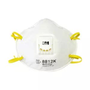 3M 8812K 방진마스크 2급 10개입위생 작업 먼지용 차단 방지 안전 공업용 산업용 작업용