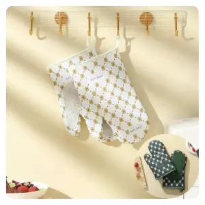 실리콘 오븐 냄비 장갑 베이킹용 주방용 2p단열 패드 방열 내열 코팅 베이